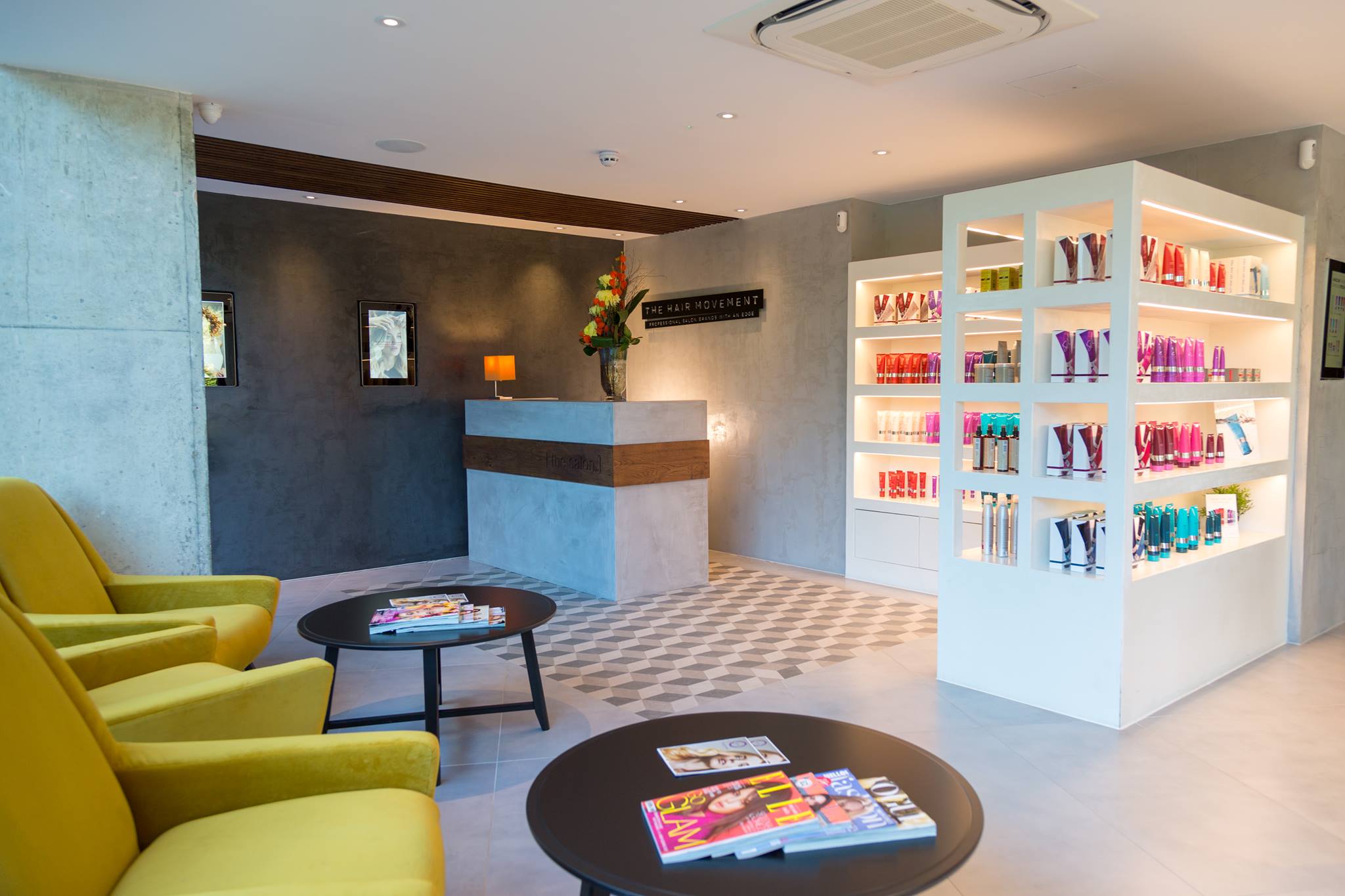Retail furniture - reception and shelving
