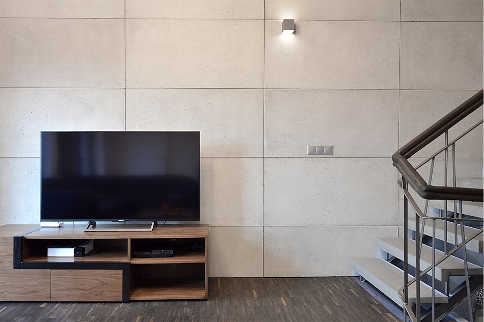 accent wall concrete panels