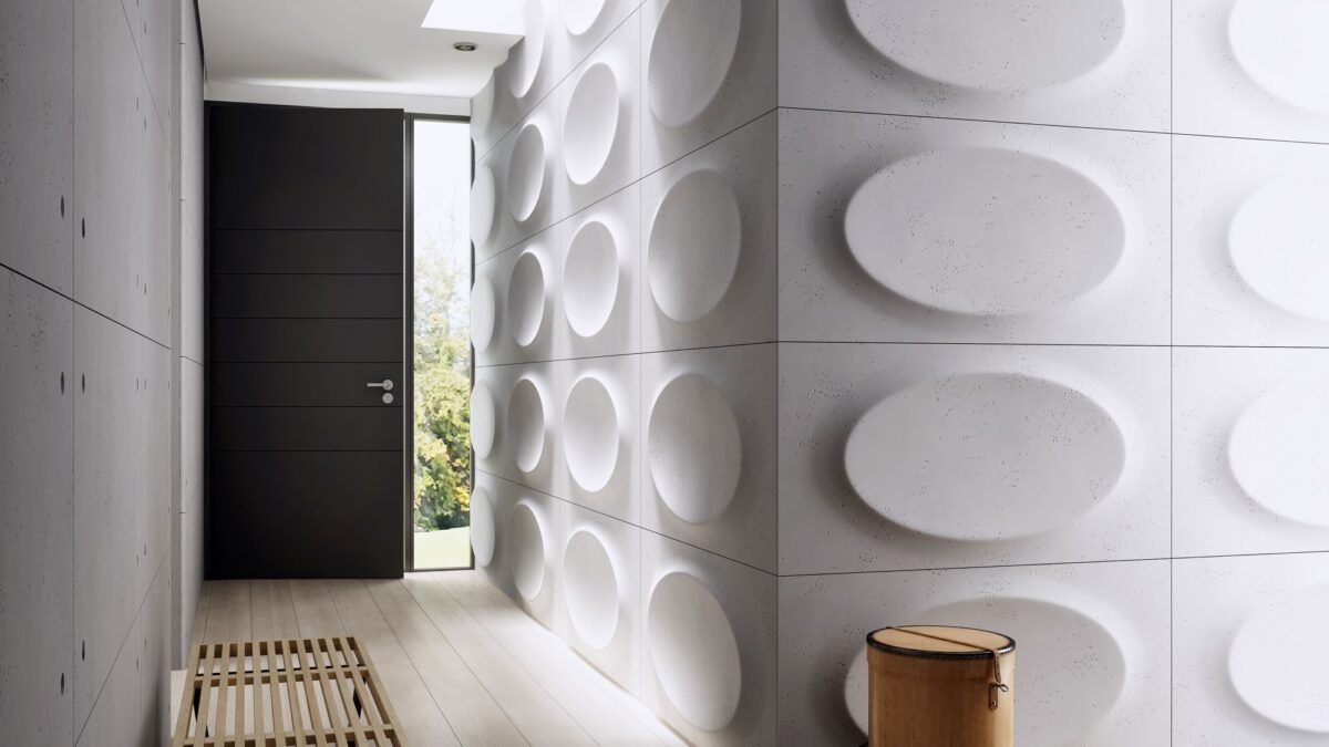 Ellipse concrete tiles