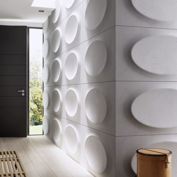 Ellipse concrete tiles