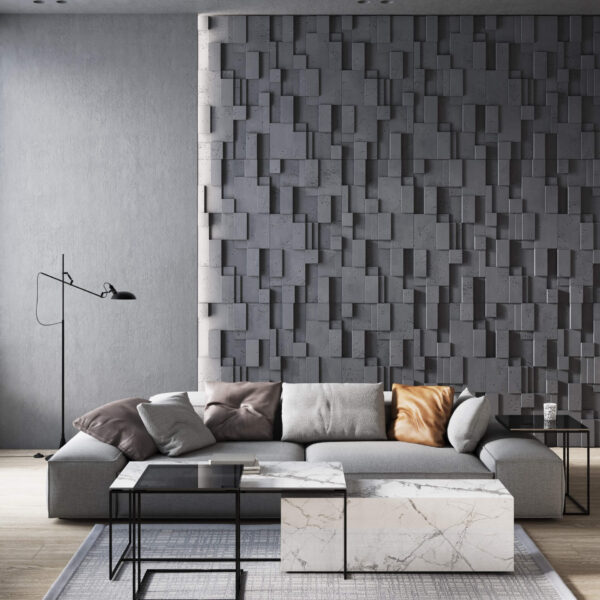 cube concrete panels