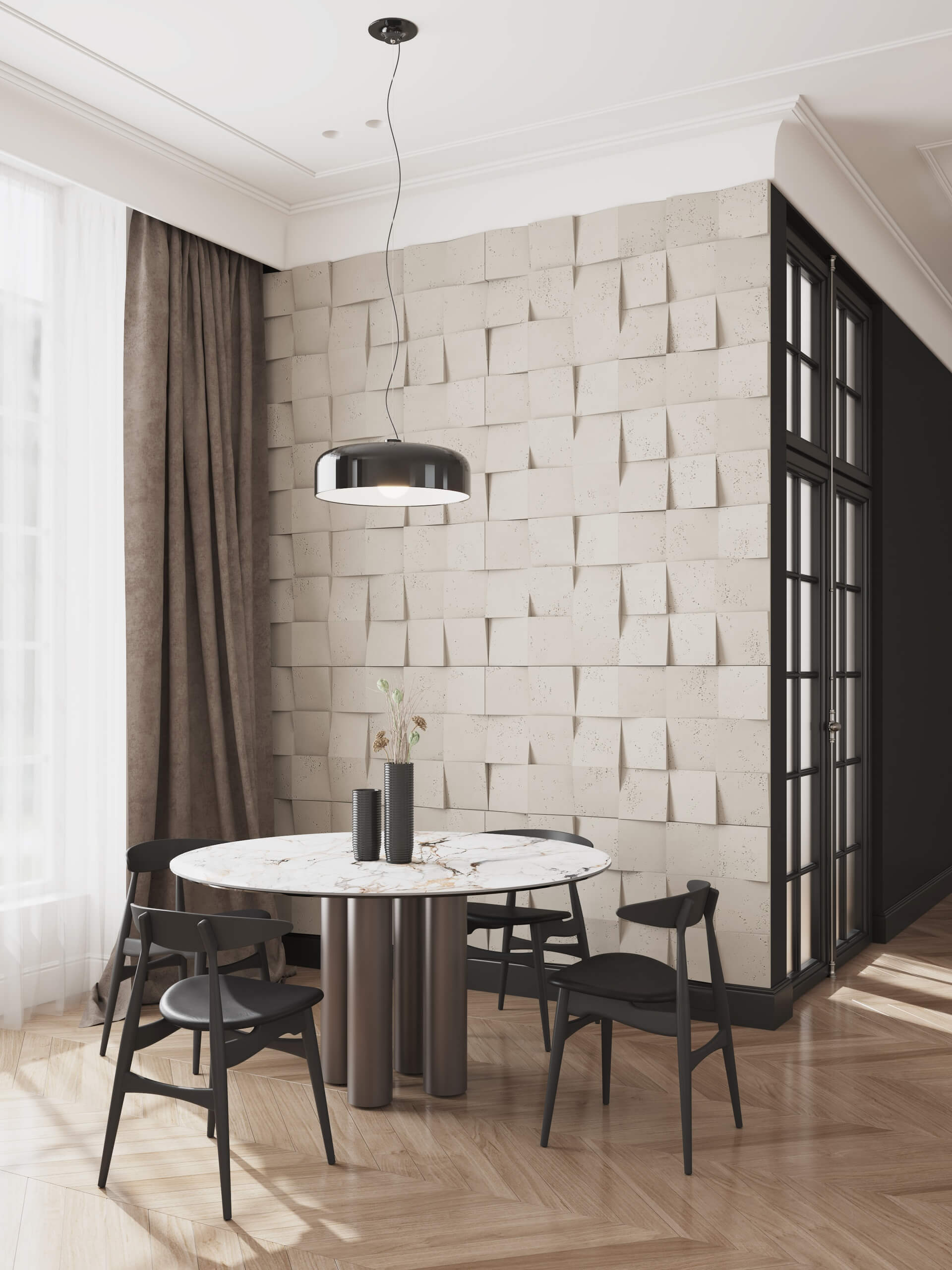 whitecoco concrete tiles in living space