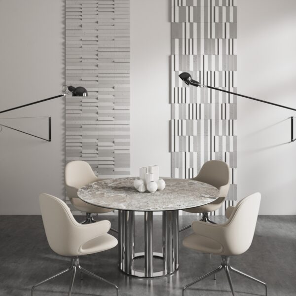 Zara modern concrete tiles on the wall
